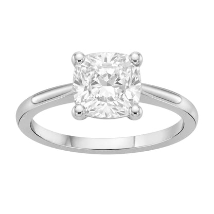 Lab-Grown Diamond Solitaire Engagement Ring in 14K White Gold or 14K Yellow Gold