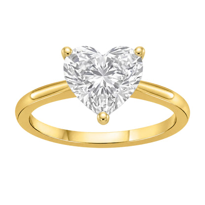 Lab-Grown Diamond Solitaire Engagement Ring in 14K White Gold or 14K Yellow Gold