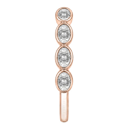 Lab-Grown Diamond Round 7 Stone Ring in 14K White Gold or 14K Yellow Gold