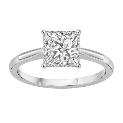 Lab-Grown Diamond Solitaire Engagement Ring in 14K White Gold or 14K Yellow Gold