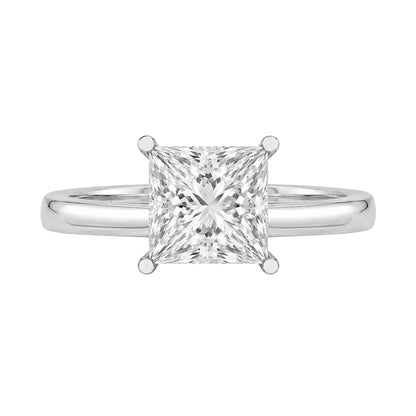 Lab-Grown Diamond Solitaire Engagement Ring in 14K White Gold or 14K Yellow Gold
