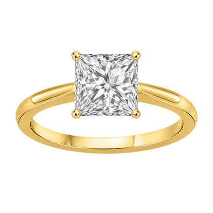 Lab-Grown Diamond Solitaire Engagement Ring in 14K White Gold or 14K Yellow Gold