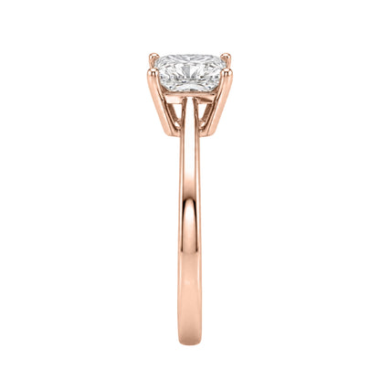 Lab-Grown Diamond Solitaire Engagement Ring in 14K White Gold or 14K Yellow Gold