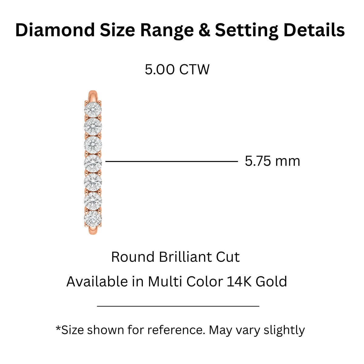 Lab-Grown Diamond Round Seven-Stone Wedding Ring in 14K White Gold or 14K Yellow Gold