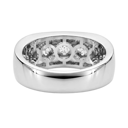 1 ct. T.W. Lab-Grown Diamond Round Three-Stone Engagement Ring in 14K White Gold or 14K Yellow Gold
