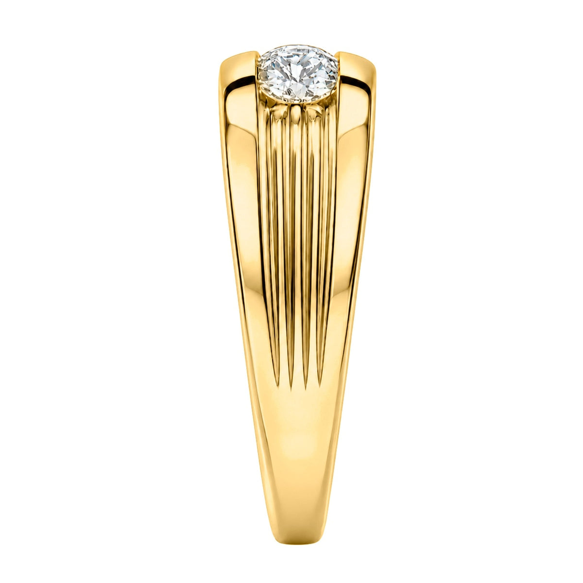 1 ct. T.W. Lab-Grown Diamond Round Three-Stone Engagement Ring in 14K White Gold or 14K Yellow Gold