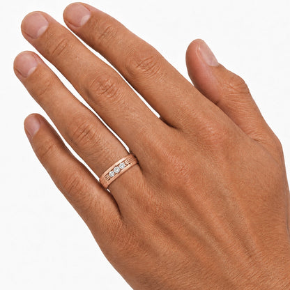 1 ct. T.W. Lab-Grown Diamond Round Three-Stone Engagement Ring in 14K White Gold or 14K Yellow Gold