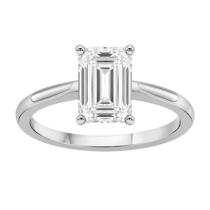 Lab-Grown Diamond Solitaire Engagement Ring in 14K White Gold or 14K Yellow Gold