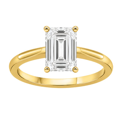 Lab-Grown Diamond Solitaire Engagement Ring in 14K White Gold or 14K Yellow Gold