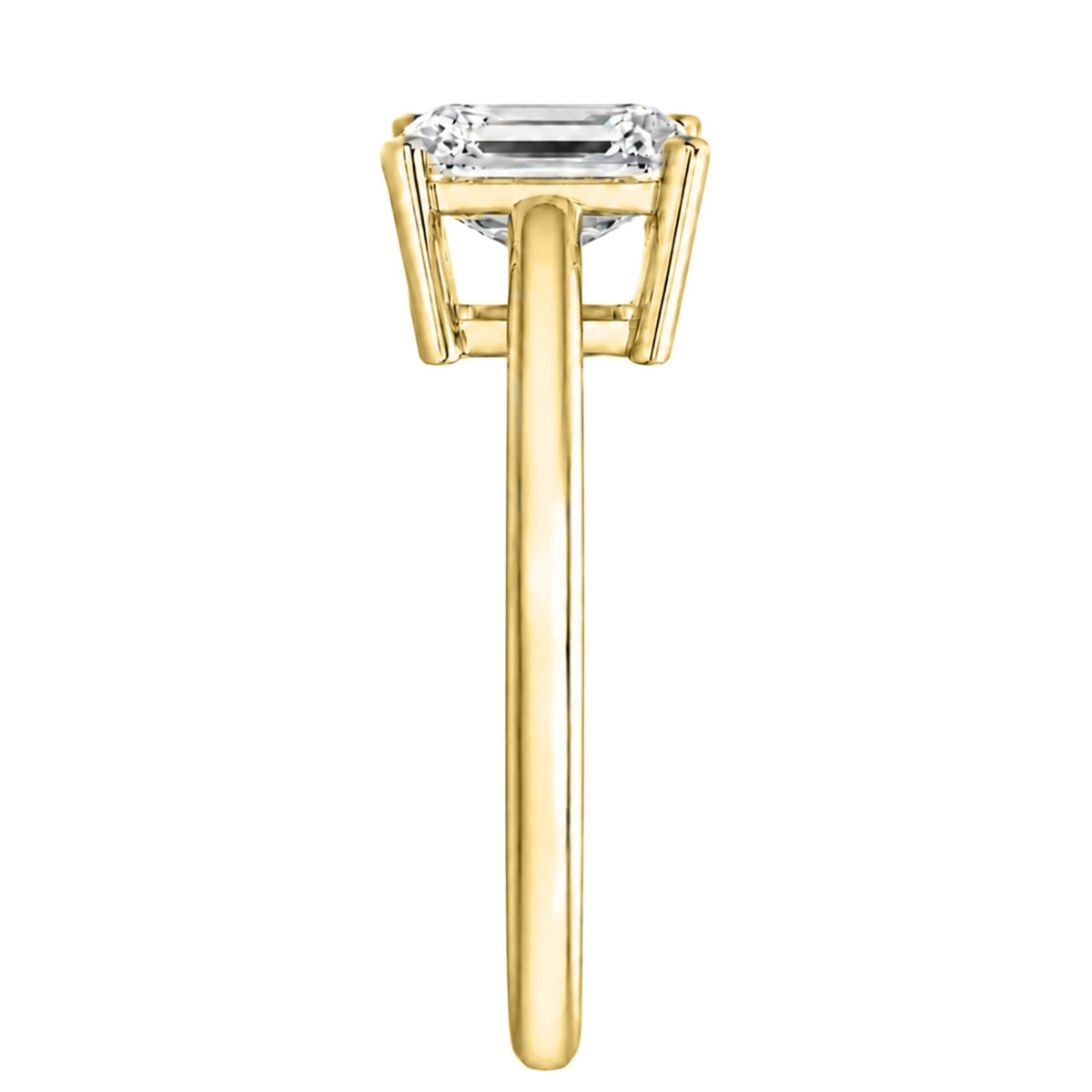 Lab-Grown Diamond Solitaire Engagement Ring in 14K White Gold or 14K Yellow Gold