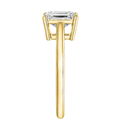 Lab-Grown Diamond Solitaire Engagement Ring in 14K White Gold or 14K Yellow Gold