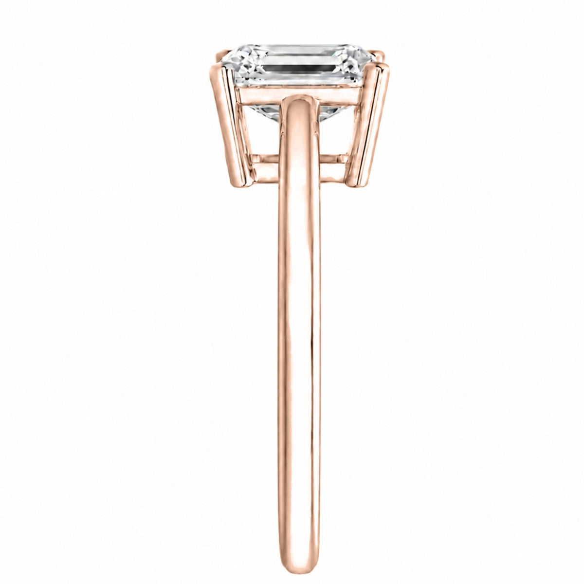 Lab-Grown Diamond Solitaire Engagement Ring in 14K White Gold or 14K Yellow Gold
