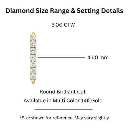 Lab-Grown Diamond Round Seven-Stone Wedding Ring in 14K White Gold or 14K Yellow Gold