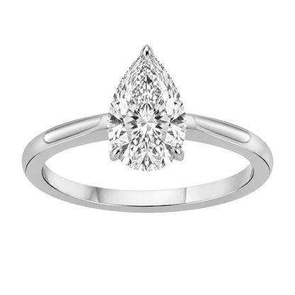 Lab-Grown Diamond Solitaire Engagement Ring in 14K White Gold or 14K Yellow Gold