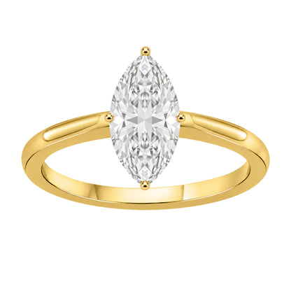 Lab-Grown Diamond Solitaire Engagement Ring in 14K White Gold or 14K Yellow Gold