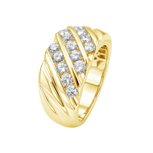 2.00 Carat T.W. Lab Grown Diamond Men's Ring (Assorted color)
