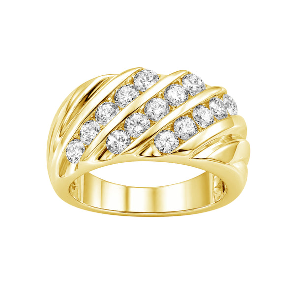 2.00 Carat T.W. Lab Grown Diamond Men's Ring (Assorted color)