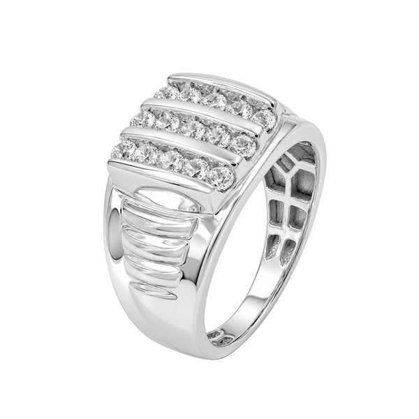 1.00 Carat T.W. Lab Grown Diamond Men's Ring (Assorted color)