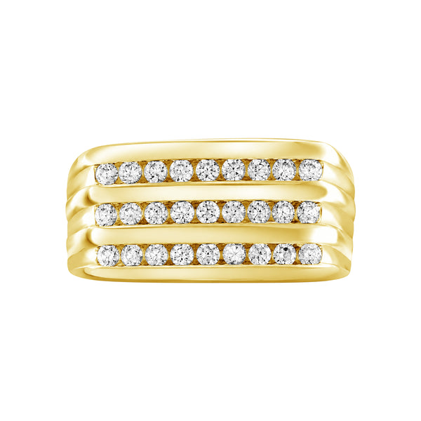 1.00 Carat T.W. Lab Grown Diamond Men's Ring (Assorted color)