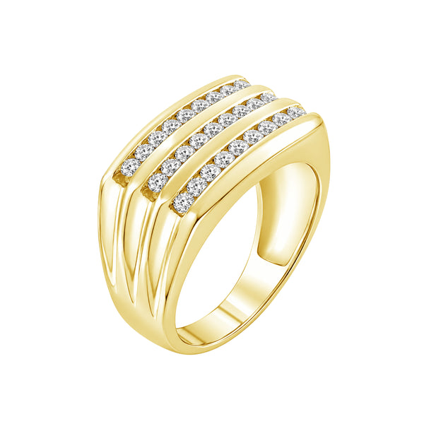 1.00 Carat T.W. Lab Grown Diamond Men's Ring (Assorted color)