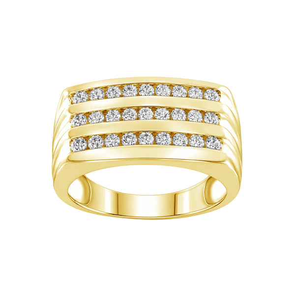 1.00 Carat T.W. Lab Grown Diamond Men's Ring (Assorted color)