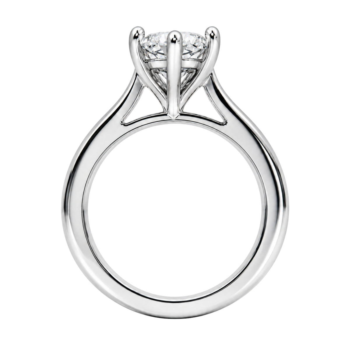 Lab-Grown Diamond Marquise Cut Solitaire Engagement Ring in 14K White Gold or 14K Yellow Gold