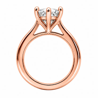 Lab-Grown Diamond Marquise Cut Solitaire Engagement Ring in 14K White Gold or 14K Yellow Gold