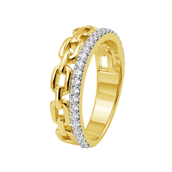 1/2 Carat T.W. Lab Grown Diamond Ring (Assorted colors)