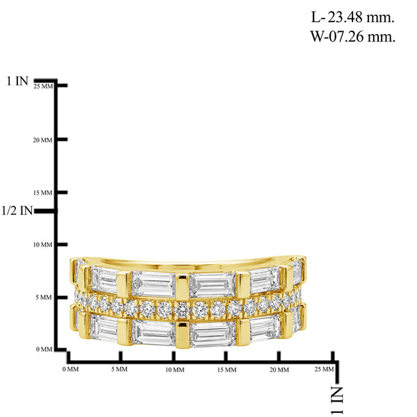 2.00 Carat T.W. Lab Grown Diamond Ring (Assorted colors)