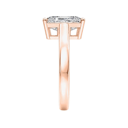 Lab-Grown Diamond Solitaire Engagement Ring in 14K White Gold or 14K Yellow Gold