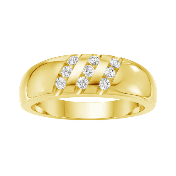 1/4 Carat T.W. Lab Grown Diamond Men's Ring (Assorted color)