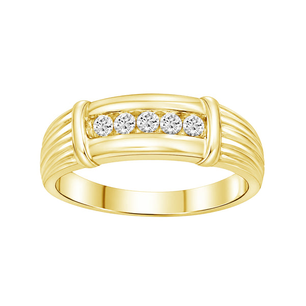1/4 Carat T.W. Lab Grown Diamond Men's Ring (Assorted color)