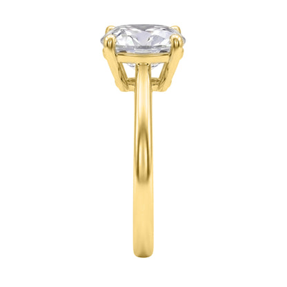 Lab-Grown Diamond Solitaire Engagement Ring in 14K White Gold or 14K Yellow Gold
