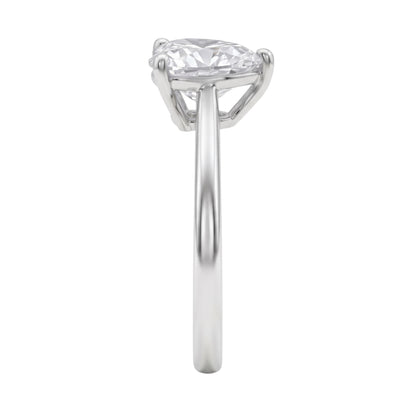 Lab-Grown Diamond Solitaire Engagement Ring in 14K White Gold or 14K Yellow Gold