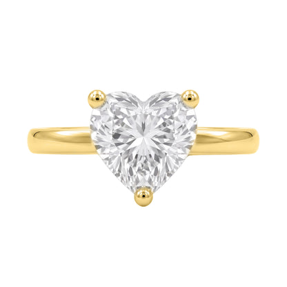 Lab-Grown Diamond Solitaire Engagement Ring in 14K White Gold or 14K Yellow Gold