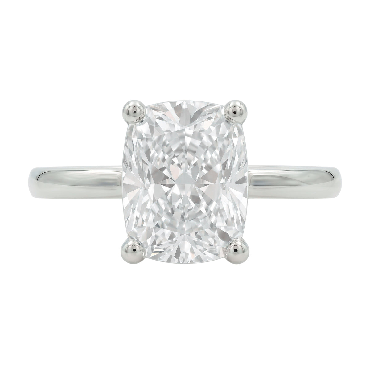 Lab-Grown Diamond Solitaire Engagement Ring in 14K White Gold or 14K Yellow Gold