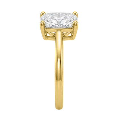 Lab-Grown Diamond Solitaire Engagement Ring in 14K White Gold or 14K Yellow Gold