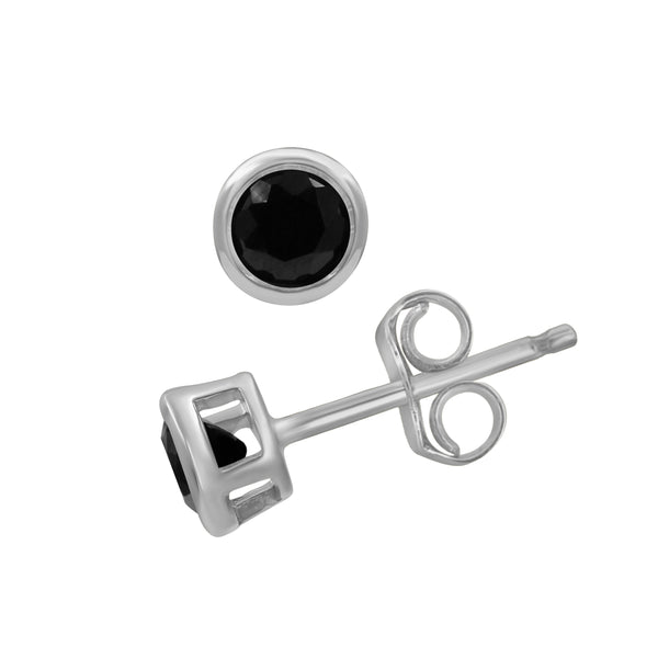 1/2 Carat T.W. Black Diamond Earrings (Assorted color)