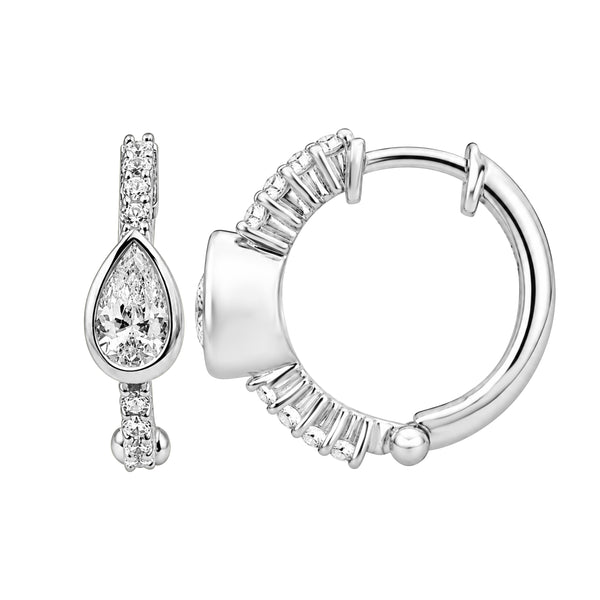 5/8 Carat T.W Lab Grown Diamond Sterling Silver Earrings