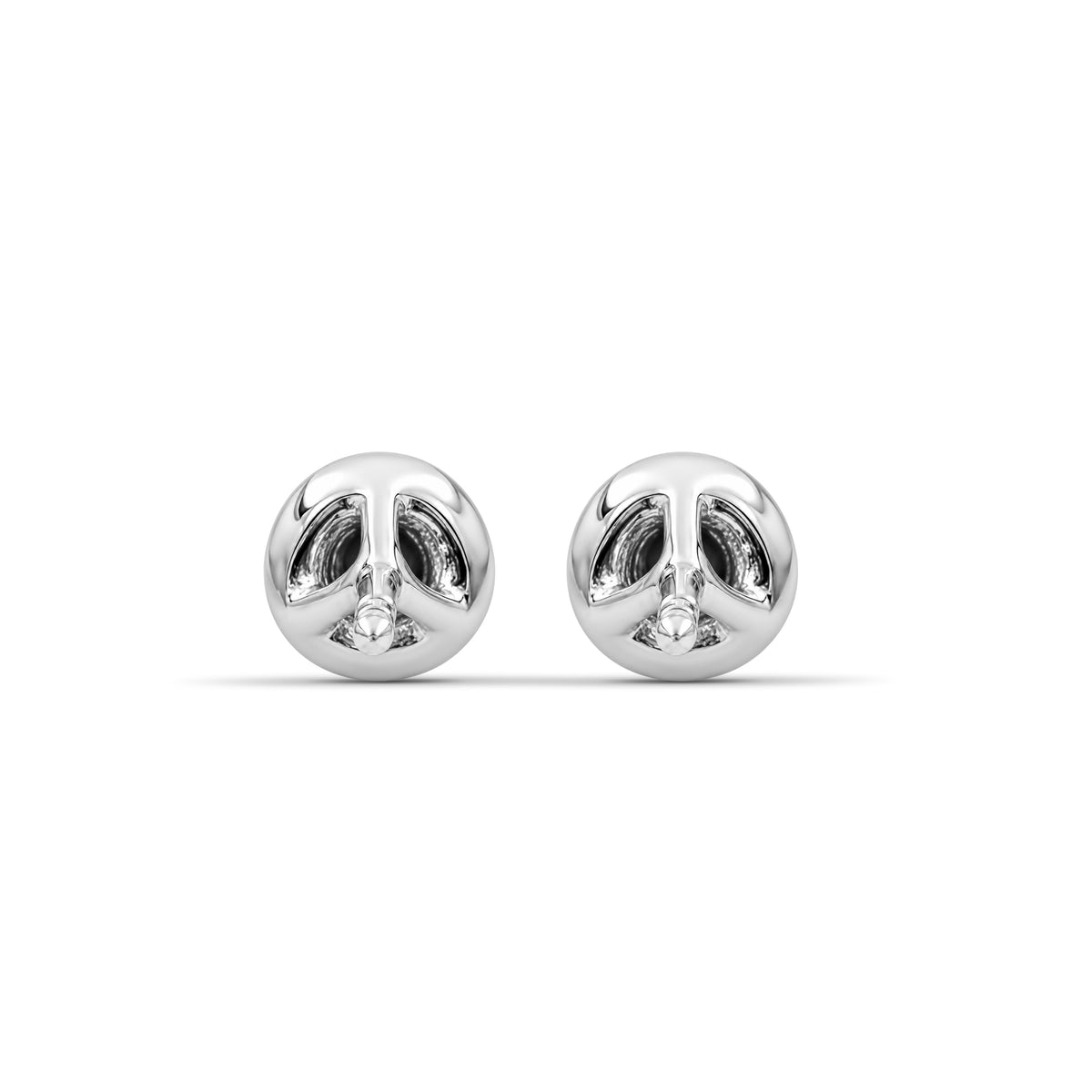 1/2 ctw Black and White Diamond Earrings Pendant set in Sterling Silver