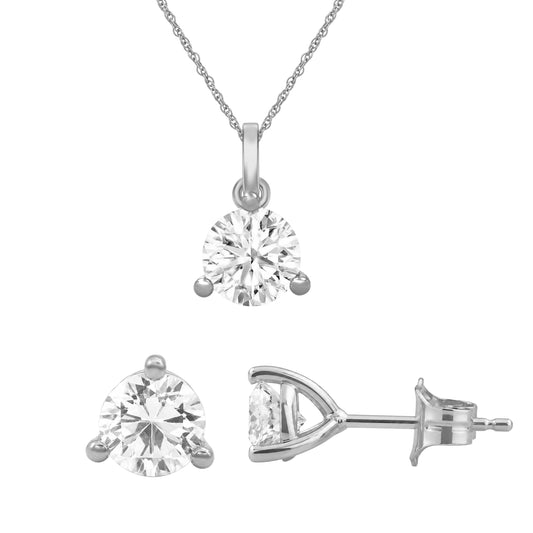 2 ct. T.W. Lab-Grown Diamond Jewelry Set in 10K White Gold or 10K Yellow Gold