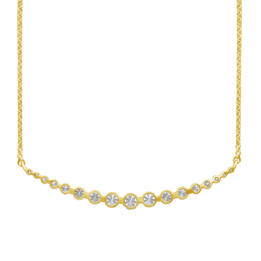 1 ct. T.W. Lab-Grown Diamond Necklace in Sterling Silver or Gold over Silver