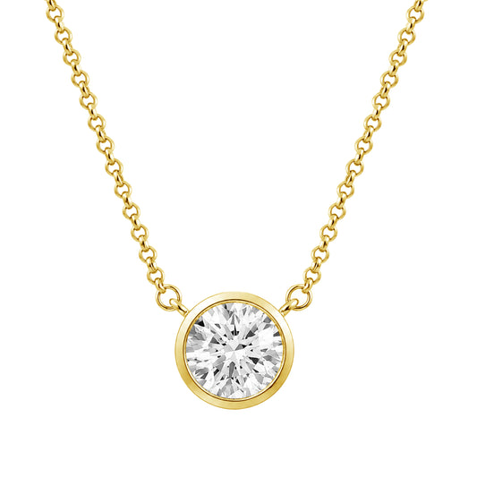 2 ct. T.W. Lab-Grown Diamond Pendant in Sterling Silver or Gold over Silver