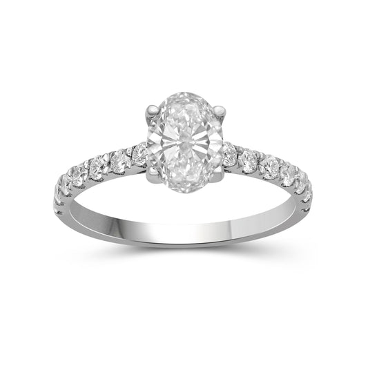 1.50 ct. T.W. Lab-Grown Diamond Ring in 10K White Gold or 10K Yellow Gold