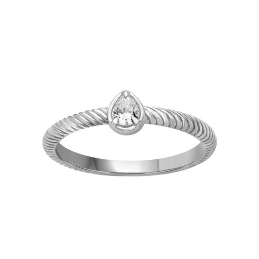 1/5 ct. T.W. Lab-Grown Diamond Ring in Sterling Silver or Gold over Silver