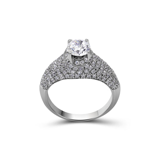 2 ct. T.W. Lab-Grown Diamond Engagement Ring in 14K White Gold or 14K Yellow Gold