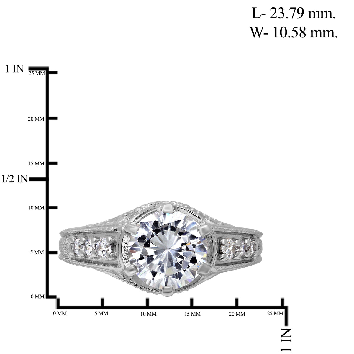 2 ct. T.W. Lab-Grown Diamond Halo Engagement Ring in 14K White Gold or 14K Yellow Gold