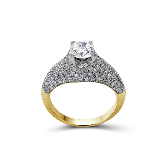 2 ct. T.W. Lab-Grown Diamond Engagement Ring in 14K White Gold or 14K Yellow Gold