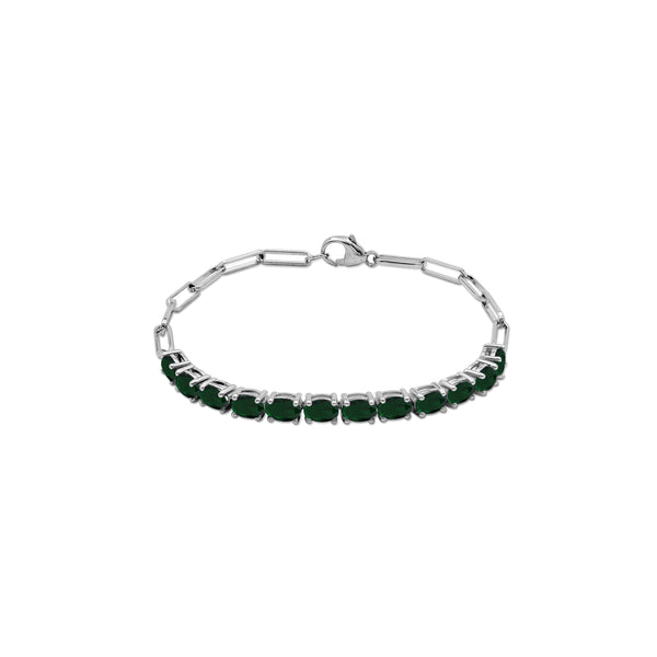 Bracelet Sterling Silver- Assorted Gemstone