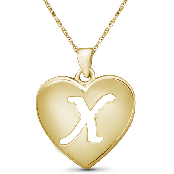 Initial Letter Pendant for Women|Customizable 14K Gold over Silver A to Z Alphabet Monogram Necklaces for Girls|Cursive Script Capital Letters|Personalized Jewelry Gift for Her
